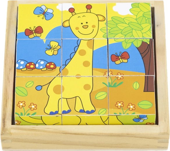 Slikovne kocke Divlje životinje