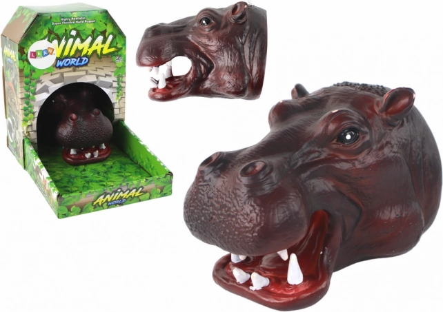 Plišana lutka za ruku – nilski konj