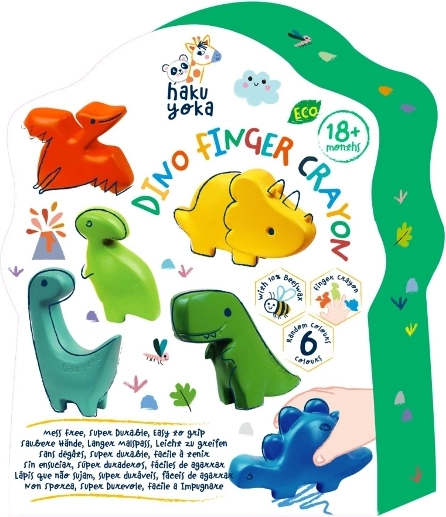 Finger Crayons Dinosaurs for Little Ones