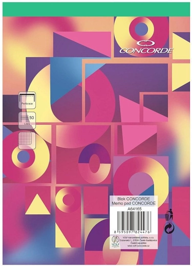 Blok CONCORDE A5 kvadrirani, 50 listova
