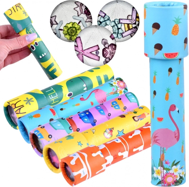Colorful rotating kaleidoscope for children 15 cm - 1 piece