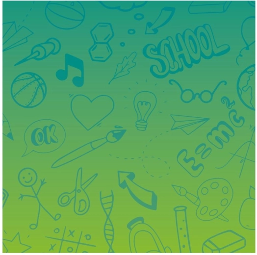 Podloga za likovni odgoj 65 × 50 cm BTS Ombre Boy