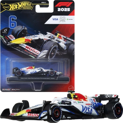 Hot Wheels Premium formula 1 bolid 2025 Visa Cash App Racing Bulls Isack Hadjar #6 - 1 komad