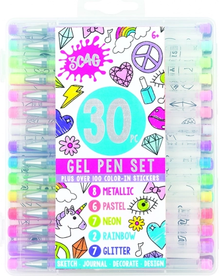 Gel olovke MAKE IT REAL - Set 30 boja