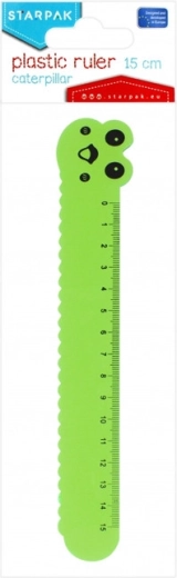 Plastično ravnalo žabica 15 cm