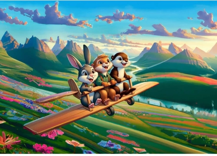 Slagalica Hrabri piloti 100 dijelova