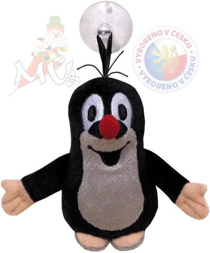 Moravská ústředna Little Mole plush with suction cup - 1 piece
