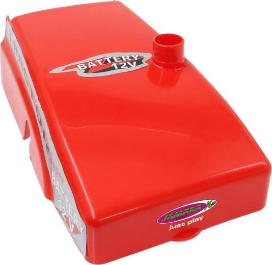 Red hood cover for the Ride-on Power Drag JAMARA children's electric vehicle