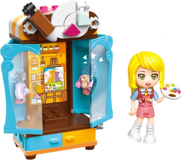 Qman UNA Series garderobni ormar umjetnice građevni set