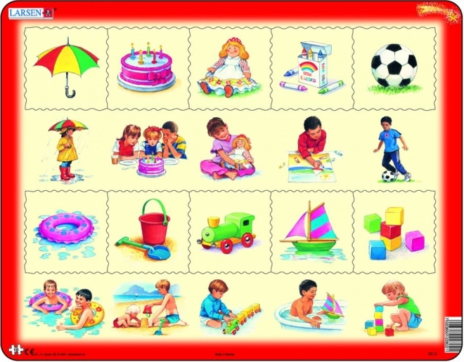 LARSEN puzzle: Što pripada čemu? 10 dijelova