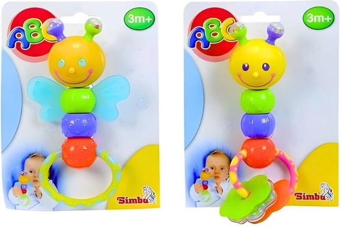 Zvečka s grizalom, 2 varijante