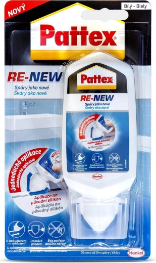 Popravni silikon bijeli 80 ml PATTEX RE-NEW