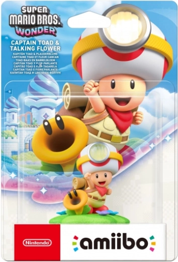 Amiibo Super Mario Bros. Wonder Captain Toad i Talking Flower