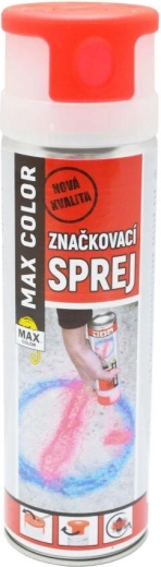 Označivački sprej MAX COLOR 500 ml – fluorescentno crveni