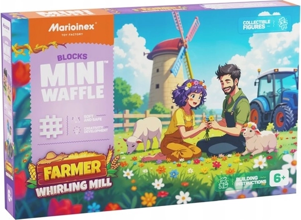 Marioinex Mini waffle farma – vjetrenjača (100 dijelova)