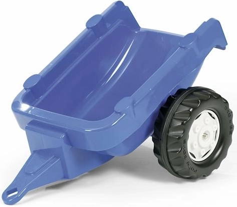 Plava jednoosovinska prikolica za traktor Rolly Kid