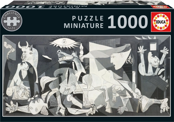 Educa panoramske minijaturne puzzle Guernica Pabla Picassa – 1000 dijelova