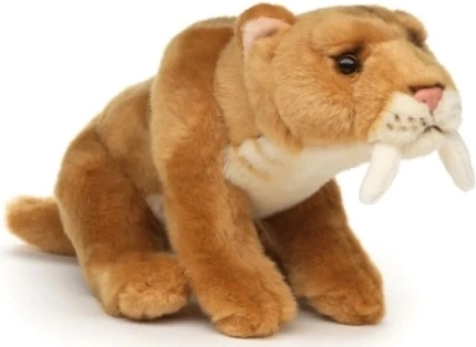 Eco-friendly Plush Sabre-toothed Tiger 25 cm