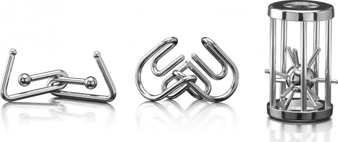 Set od 3 metalne zagonetke POPULAR
