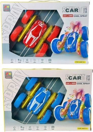Akrobatski RC auto na daljinsko upravljanje sa svjetlom, zvukom i punjačem