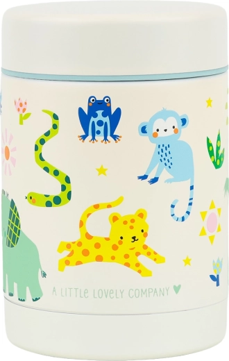 A Little Lovely Company izolirana nehrđajuća posuda za hranu džungla 300 ml