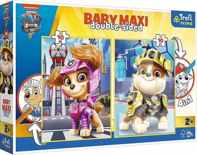 Dječje obostrane puzzlice Baby Maxi 2×10 – PAW Patrol Vesela ekipa