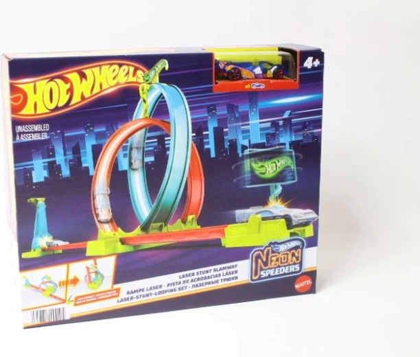 Hot Wheels Neon Speeders neonska super petlja s lanserom