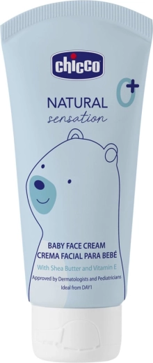 Chicco krema za dječje lice s shea maslacem i vitaminom E Natural Sensation 50 ml