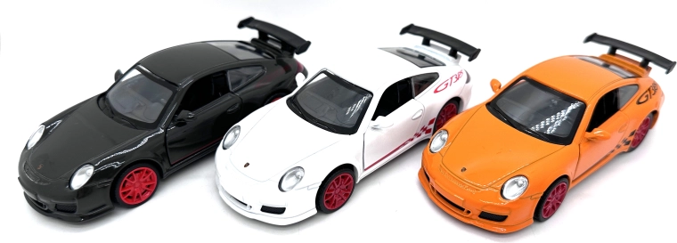 Metalni model automobila Porsche 911 GT3 RS sa svjetlima i zvukovima