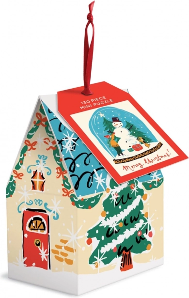 Zimska slagalica snjegović GALISON 130 komada