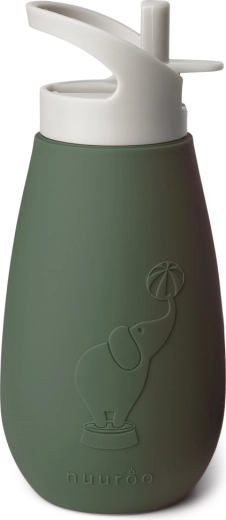 NuuRoo Pax silikonska bočica dusty green