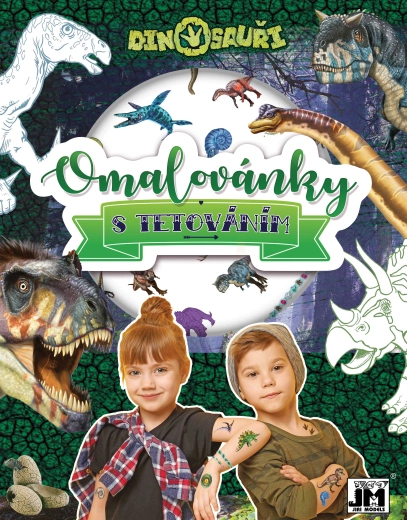 Bojanka s tetovažama Dinozauri