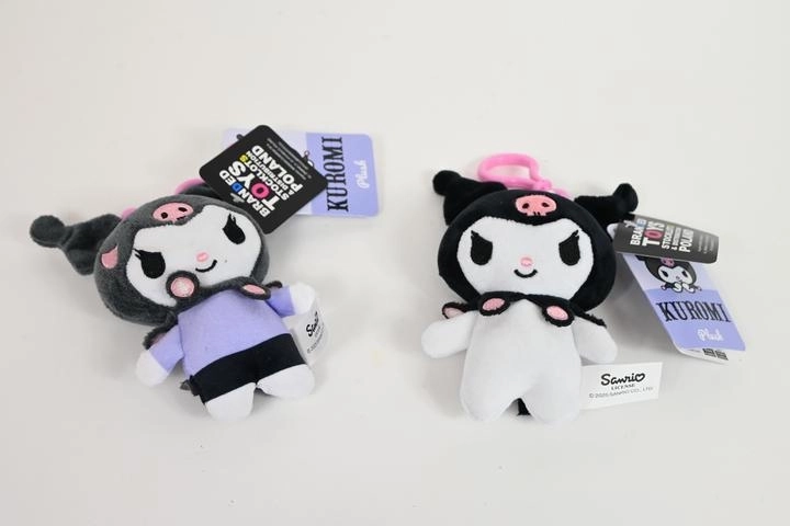 Hello Kitty Sanrio Kuromi plišani privjesak 14 cm