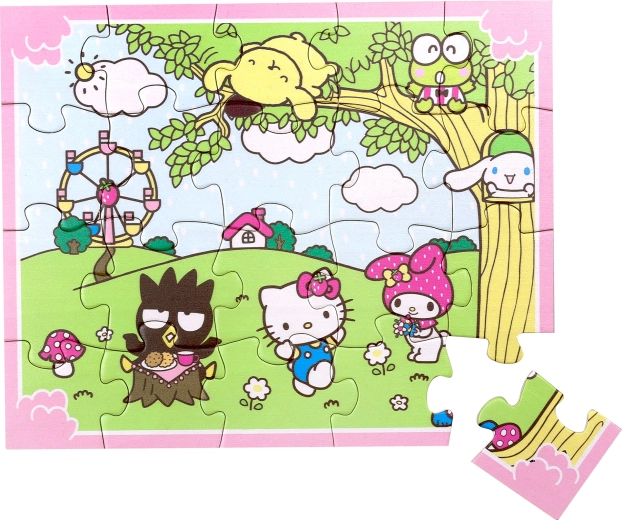 Drvene puzzle Hello Kitty – 20 dijelova
