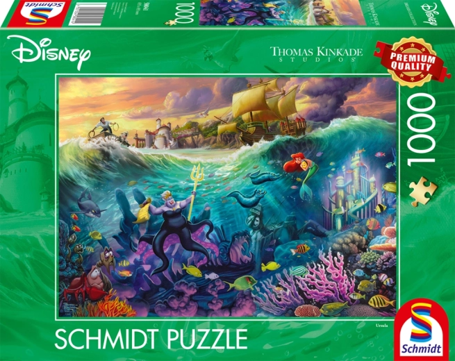 Disney Mala sirena: Ursula – puzzle Thomas Kinkade 1000 dijelova