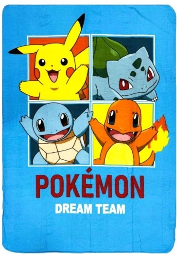 Flis deka Pokémon 100 × 140 cm