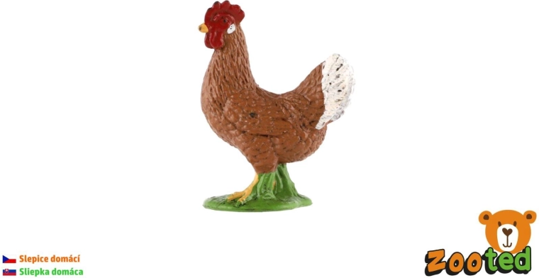 Figurica kokoši domaće 4 cm