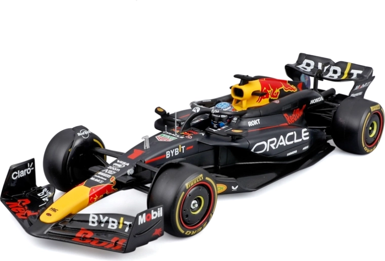 Bburago model F1 Oracle Red Bull Racing RB20 2024 Max Verstappen 1:24 u akrilnom boxu