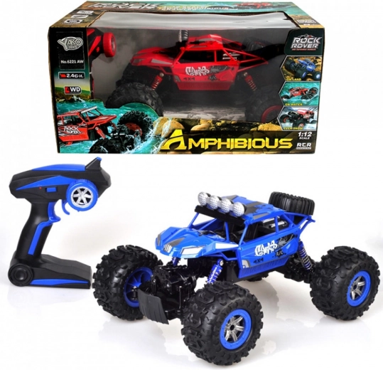 Auto RC Amfibijsko vozilo Crawler 4WD 1:12