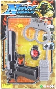 Policijski set s walkie-talkiejem za djecu