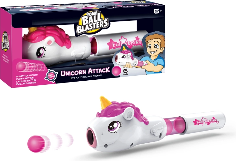 Airsoft pištolj Jednorog sa 6 metaka za djecu