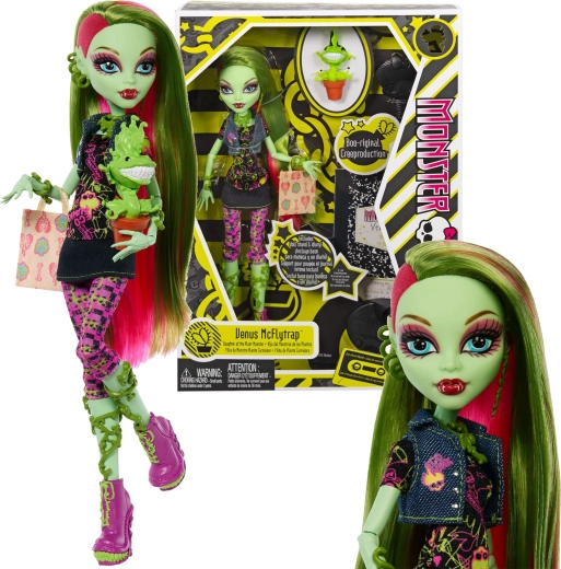Monster High Venus McFlytrap lutka 26 cm Creeproduction s dodacima i ljubimcem