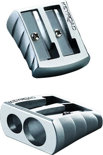 Keyroad Metal Duo Sharpener, silver