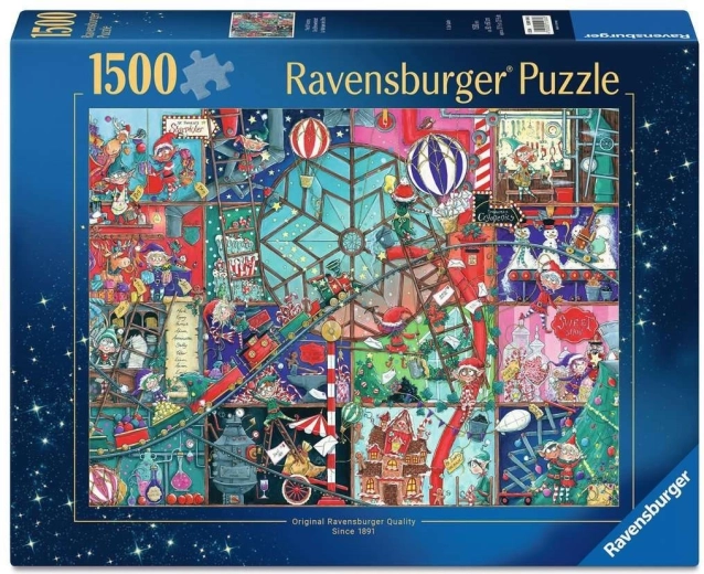 Ravensburger puzzle radionica božićnih vilenjaka 1500 dijelova