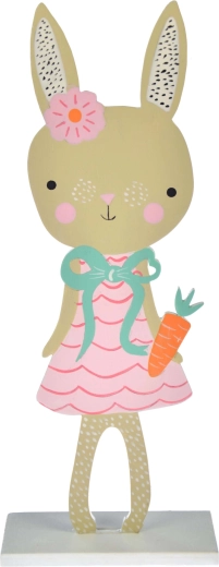 Drvena uskrsna dekoracija zeko 17,5 cm