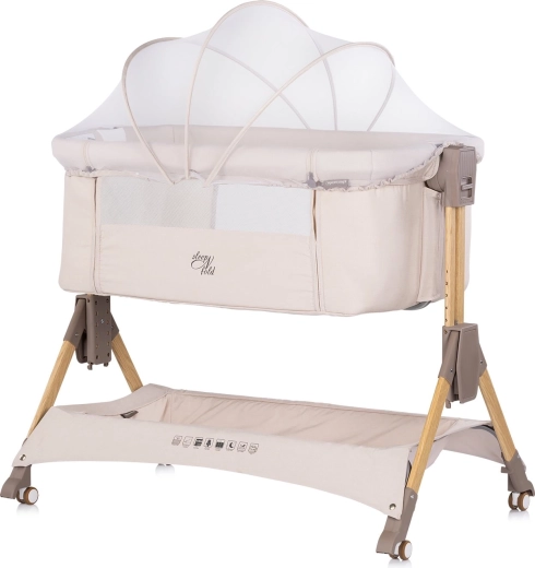 Chipolino prislonjena posteljica SleepNFold 2u1 cashmere