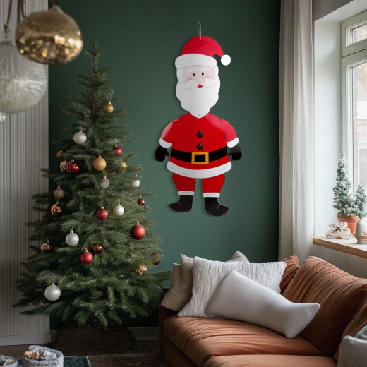 Christmas paper decoration Saint Nicholas 90 cm