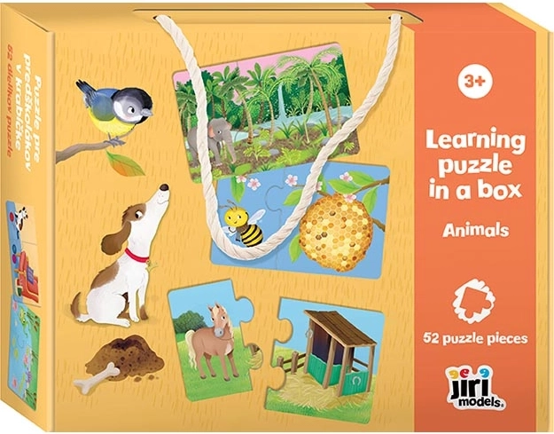 Animals Puzzle in a Box for Preschoolers