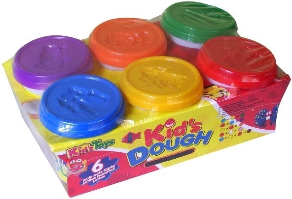 PLASTIČNA GLINA 6 VELIKIH TUBICA