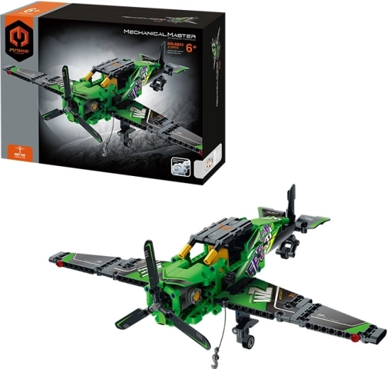 Konstruktorski set avion jednoplošnjak MECHANICAL MASTER (313 dijelova)